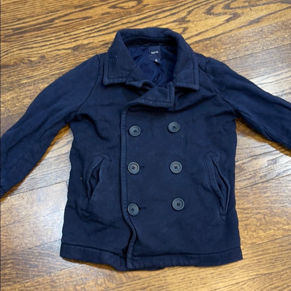 GapKids navy pea coat sweatshirt extra small
